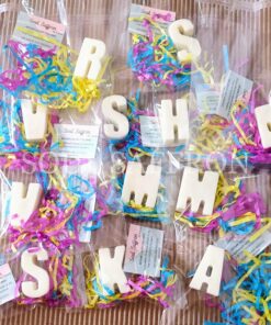 ALPHABET AND NAME ARTISAN SOAP BAR